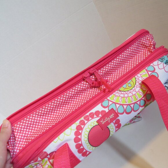 Thirty-One Gifts Perfect Party Thermal Casserole Carrying Case Citrus Medallion - Picture 5 of 10